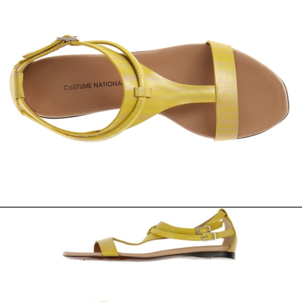 COSTUME NATIONAL Yellow Sandals